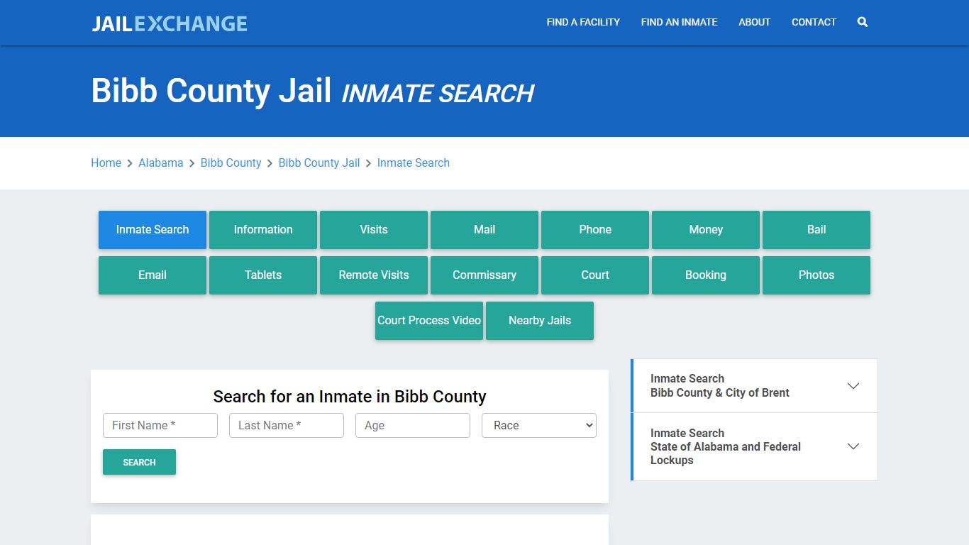 Bibb County Jail, AL Inmate Search: Roster & Mugshots